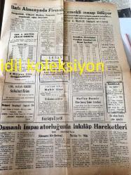 ZONGULDAK SANCAK GAZETESİ YEREL TAŞRA BASINI --16 Aralık 1963 Yıl :2 Sayı :533---İnönü yeni koalisyon  için evet derse  mesele yok --Türkiye İşçi Partisi İl Başkanı H. Likoğlu  Memlekette  Ferah Yolları --Perşembe Nahiyesi Elektriğe Kavuşuyor --Bir Sendikacının Sözleri ve Zonguldak : Tuğrul Dağcı --İnönü 'nün Gürsel 'e Bugün kü Cevabı Ne Olabilir ?--Verimle Çalışan Bir Sendika -- Batı Almanya da Firmalar Emekli  Maaşı Ödüyor---Osmanlı İmparatorluğunda İnkılap Hareketleri :Ahmet Bedevi  Kuran --AP .Merkez ilçe Kongresi  Dün Yapıldı ---