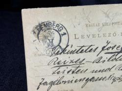 Macaristan Antiye 1899 yılından Macar Posta kendinden Pullu Posta Kartı postadan geçmiş varış damgalı