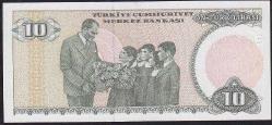 7.Emisyon 2.Tertip 10 Lira E06 312777 Çil (213)