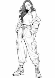 Anime HİP-HOP Boyama Kitabı