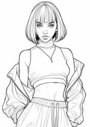 Anime HİP-HOP Boyama Kitabı