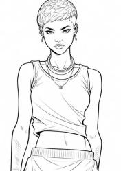 Anime HİP-HOP Boyama Kitabı