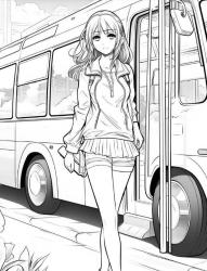 Anime Sevimli Kız Boyama Kitabı (50 SÜPER Boyama)
