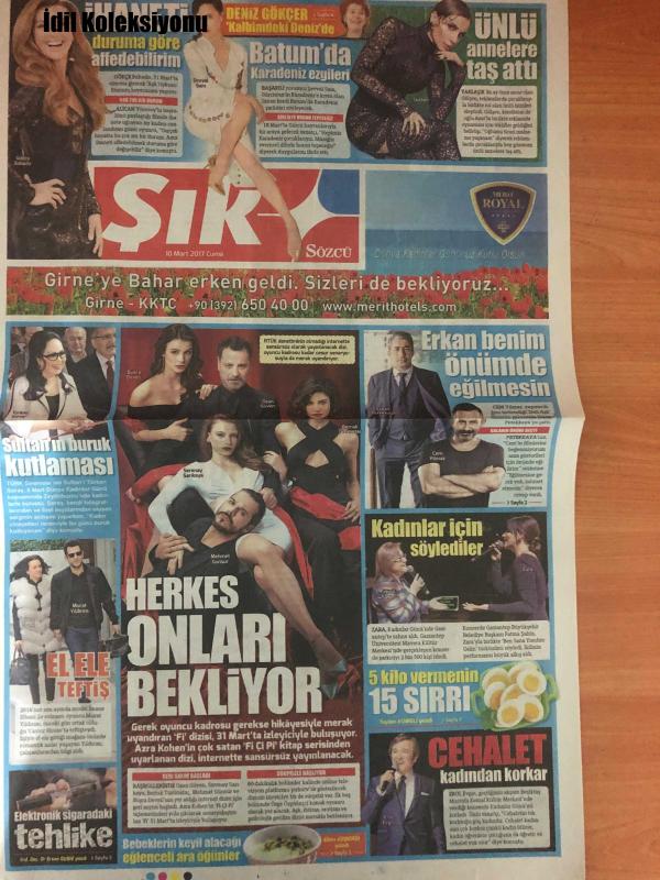 Sözcü Şık Gazetesi 10 Mart 2017 Gonca Vuslateri Gökçe Bahadır  