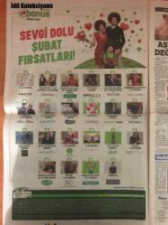 Sözcü Pazar Gazetesi, 5 Şubat 2017,  Mustafa Sönmezer, Gülben Ergen, Ozan Çolakoğlu, Pınar Turan, Ünal Demirkata, Tuvana Türkay, Hale Ceylan Barlas, Deniz Çakır, Gonca Vuslateri, Edda Sönmez, Caner Erkin, Şükran Oval, Emre Cevik, GülbEn'i UyarMak İstEDim, Baba Yazacak Anne Söyleyecek, Ask Bile Değişmiş!, Kimse Benden Nefret Etmiyor, Kiracısını Kapının Önüne Koydu, Hiç Sevişme Sahnesinde Oynamadım, Sarkılarımı Gözyasıyla Yazdım, Telefona Sar, Centilmen Caner, Yanlış Anlaşılması Organik Gıdalarla İlgili Gerçekler
