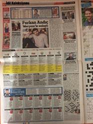 Sözcü Pazar Gazetesi, 5 Şubat 2017,  Mustafa Sönmezer, Gülben Ergen, Ozan Çolakoğlu, Pınar Turan, Ünal Demirkata, Tuvana Türkay, Hale Ceylan Barlas, Deniz Çakır, Gonca Vuslateri, Edda Sönmez, Caner Erkin, Şükran Oval, Emre Cevik, GülbEn'i UyarMak İstEDim, Baba Yazacak Anne Söyleyecek, Ask Bile Değişmiş!, Kimse Benden Nefret Etmiyor, Kiracısını Kapının Önüne Koydu, Hiç Sevişme Sahnesinde Oynamadım, Sarkılarımı Gözyasıyla Yazdım, Telefona Sar, Centilmen Caner, Yanlış Anlaşılması Organik Gıdalarla İlgili Gerçekler