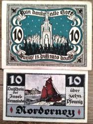 ALMANYA 10 PFENNİNG NOTGELD 1920 LOTU ÇİLALTI ÇİL (218)