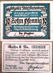 ALMANYA 10 PFENNİNG NOTGELD 1920 LOTU ÇİLALTI ÇİL (218)