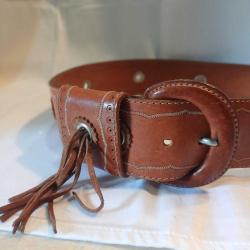 Kadın Deri Kemer Gön Vintage