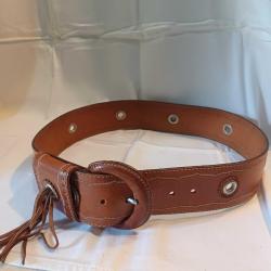 Kadın Deri Kemer Gön Vintage