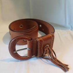 Kadın Deri Kemer Gön Vintage