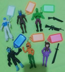 Fortnite figür oyuncak anahtarlık set koleksiyon dekor hediye nostalji tasarım süs hobi eğlence vintage aksesuar promosyon reklam Hediyelik dekorluk retro