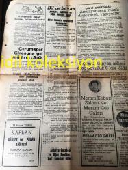 ANTALYA GAZETESİ YEREL TAŞRA BASINI -25 Nisan 1973  Sayı :8254--Hükümet Programı görüşülüyor -Milletvekilimiz Hasan Ali Gülcan Bugün Ankara 'ya Dönüyor --Güzel Sanatlar Galeri Müdürü Esen Emekçil Bugün  Basın Toplantısı Düzenliyor --Türkiye Gençler Voleybol Şampiyonasının  Ardından :Mesut İnci --Hakim Ali Yılmaz Polatlı 'ya Atandı --Ege li doktorlar  ameliyatlarını  müzik dinleyerek yapıyorlar --Çorum Spor Giresun Gol Yağdırdı :3-0---Christian Dior 'un 1973 Modası --Gazetemiz del geç lidir