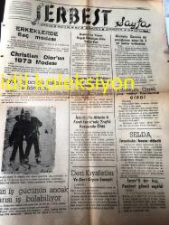 ANTALYA GAZETESİ YEREL TAŞRA BASINI -25 Nisan 1973  Sayı :8254--Hükümet Programı görüşülüyor -Milletvekilimiz Hasan Ali Gülcan Bugün Ankara 'ya Dönüyor --Güzel Sanatlar Galeri Müdürü Esen Emekçil Bugün  Basın Toplantısı Düzenliyor --Türkiye Gençler Voleybol Şampiyonasının  Ardından :Mesut İnci --Hakim Ali Yılmaz Polatlı 'ya Atandı --Ege li doktorlar  ameliyatlarını  müzik dinleyerek yapıyorlar --Çorum Spor Giresun Gol Yağdırdı :3-0---Christian Dior 'un 1973 Modası --Gazetemiz del geç lidir