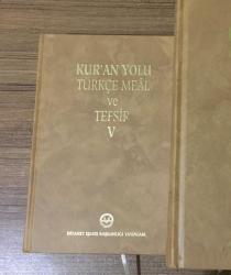 KUR'AN YOLU Türkçe Meal ve Tefsir 5 Cilt - Tam Takım - 4.BASKI