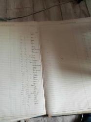 1926-1930 arası Balıkesir Ticaret ve imalatçıları odası antetli alışveriş defteri , büyük boy