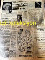 ANKARA HIZ GAZETESİ YEREL TAŞRA BASINI-----11 Şubat 1966 Yıl :1 Sayı :16--DYF -İş Yönetim Kurulu Toplandı --İzmir faciası --Sendika Liderleri Başbakan Süleyman Demirel İle Görüşmeleri -İşçilerimiz bu yıl 90 milyon dolar döviz getirecek --657 Sayılı Devlet Memurları Kanunun İşçilere Uygulanamayacağı :Yaşar Kayserili --Türk -İş Büyük Kongresi 7 Mart 'ta Yapılacak --Cumhurbaşkanı  Amerika da Komaya Girdi Gürsel 'den Ümit Yok --