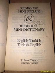 Redhouse Mini Sözlük - Redhouse Mini Dictionary - English , Turkish / Türkçe , İngilizce - Cep Sözlüğü - Redhouse Yayınevi -