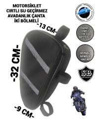 MOTORSİKLET KORUMA DEMİRİ ÇANTALARI YAN AVADANLIK REFLEKTÖRLÜ 32 CM