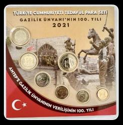 2021-Gaziantep Gazilik Ünvanı 100.Yılı HATIRA PARA SETİ