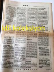 İSTANBUL EMEK DÜNYASI GAZETESİ  YEREL TAŞRA BASINI --Sayı :1 Ocak 1988 --Sosyalist basın güçlere baskılar yoğunlaşıyor --1988 Yılı Mücadele Yılı Olacak Özgürlük ve Haklarımız Elimizde --Seçimlerde  sosyalizmin  bağımsız sesi yükseltildi --Bağımsız Sosyalist işçi adayı Sait Üner 'in seçim  bildirgesi --Erken seçim çözüm  ve istikrar getirmedi --Faşizm Döneminde İşçi Hareketleri -Sınıf sendikacılığı  mücadelesi --Migros İşçileri kazanacak --