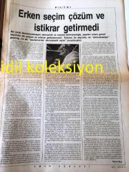 İSTANBUL EMEK DÜNYASI GAZETESİ  YEREL TAŞRA BASINI --Sayı :1 Ocak 1988 --Sosyalist basın güçlere baskılar yoğunlaşıyor --1988 Yılı Mücadele Yılı Olacak Özgürlük ve Haklarımız Elimizde --Seçimlerde  sosyalizmin  bağımsız sesi yükseltildi --Bağımsız Sosyalist işçi adayı Sait Üner 'in seçim  bildirgesi --Erken seçim çözüm  ve istikrar getirmedi --Faşizm Döneminde İşçi Hareketleri -Sınıf sendikacılığı  mücadelesi --Migros İşçileri kazanacak --