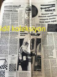 İSTANBUL AYRINTILI HABER GAZETESİ YEREL TAŞRA BASINI --23 Nisan 1979 Yıl :3 Sayı :1213---Türkeş ,Ecevit 'i İkaz Etti --Demirel akaryakıt  bunalımı  on gün daha sürerse ülkenin hali  haraptır dedi --Millet ,bu  hükümetten davacıdır --Milli Hakimiyet Bayramını Kutluyoruz --AET :Batılıların Türkiye 'ye yardım da yavaş davranmaları  utanç vericidir --Halil Tunç Giderayak AP ve MHP 'yi  Suçladı --Suudi ailesindeki anlaşmazlık  ,Kral  Halid  --Ziya Ül Hak :Nükleer Teknolojiye Geçeceğiz --Merkez Bankası Otomotiv Sanayi Kuruluşlarının 70 Milyon Dolarlık Alacağını 4 Aydır Vermiyor --Teröristler Devleti Yıkmak İçin Çalışıyorlar --Kapitalizm ,sanıldığı kadar kötü bir sistem midir ?--Artist Aynur Aydan ,25 bin lira değerindeki gelinliğini fakir bir kıza  hediye etti --