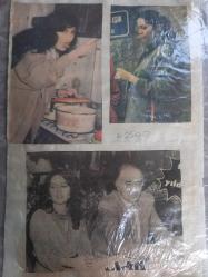 Türkan Şoray ile Rüçhan Adlı  Çeşitli Gazete Dergi ve Haber Sayfalarından kesilmiş 7 adet fotoğraflı 20*30cm ebadında arkalı önlü boş kağıda yapıştırılmıştır.