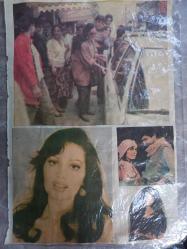Türkan Şoray ile Rüçhan Adlı  Çeşitli Gazete Dergi ve Haber Sayfalarından kesilmiş 7 adet fotoğraflı 20*30cm ebadında arkalı önlü boş kağıda yapıştırılmıştır.