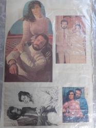 Türkan Şoray ile Cihan Ünal Çeşitli Gazete Dergi ve Haber Sayfalarından kesilmiş 6 adet fotoğraflı 20*30cm ebadında arkalı önlü boş kağıda yapıştırılmıştır.