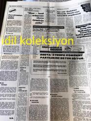 İSTANBUL AYRINTILI HABER GAZETESİ YEREL TAŞRA BASINI ----19  Mart 1979 Yıl :3 Sayı :1178 -Sigara kuyruğu,Akaryakıt kuyruğu,Hikmet Feridun Es-Vecdi Bürün-Alpaslan Türkeş-Bülent Ecevit-Ülkücüler yargılanıyor-İlhan livaoğlu-Türkiye 2, Malta 1--Gübre ile PTT ücretine  önümüzdeki ay yeniden zam yapılacak --Bu pahalılıkta asgari  ücret hala 3300 lira  demek herkes artık borçla yaşayacak , gaz yağı kuyruğu --Pandora 'nın kutusu :Prof Dr. Şaban Karataş --Ekonomik kargaşanın egemenliği sürüyor  paketten daha neler çıkacak neler  ?---AP lideri gittikçe  sertleşiyor Demirel 'e biri kırmızı diğeri siyah olan iki dilekçe verildi --Mısır İsrail anlaşması olursa Ortadoğu Patlar -- Rusya Avrupa Komünist Partilerine Boyun Eğiyor --DİSK 'teki kavga büyüyor --Türkoloji  Kongrelerinin Ardından :Erdem Yücel --Fenerbahçe özel maçta Kütahya 'yı 2-0 mağlup etti --Çanakkale de  Savaşanlar : Muhittin Nalbantoğlu --