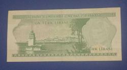 6 emisyon 2 tertip 10 Lira çil altı G 56 seri 1975-1981)