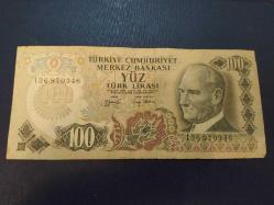 PR101--KAĞIT PARA 100 TÜRK LİRASI