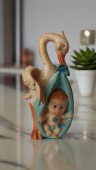 Antika - bebek getiren polyester leylek biblo & 10 cm - kitantik - kitaLog