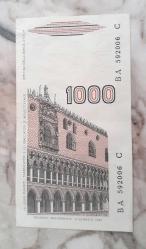 İtalya 1000 Lire 1982 Marco Polo Portreli