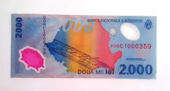 Romanya 2000 Lei 1999 Polimer ÇÇT