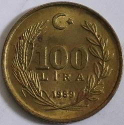 Türkiye Cumhuriyet 1989 Yılı 100 Lira 5166