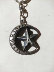 11987-METAL AY YILDIZLI PARİS ANAHTARLIK
