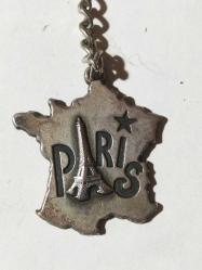 9793-METAL PARİS VE EYFEL KULESİ ANAHTARLIK