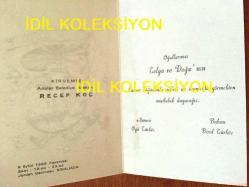 TOLGA TÜRÖZ ve DOĞA TÜRKÖZ'ÜN 8 EYLÜL 1986 PAZARTESİ TARİHLİ SÜNNET DÜĞÜNLERİ DAVETİYESİ, JARDEN GAZİNOSU KINALIADA, ANNE ve BABALARI: OYA TÜRKÖZ & BİROL TÜRKÖZ- KİRVE: ADALAR BELEDİYE BAŞKANI RECEP KOÇ - 14 X 9 CM EBADINDA