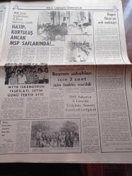 Milli Gazete - 24 Haziran 1980 - Yüzme Yarışlarında Yeni Türkiye Rekoru Kırıldı - Çek Milli Takım Oyuncularına Teklif Yağıyor - NATO Bakanları Ankara'da Toplanıyor - Necmettin Erbakan Süleyman Demirel İle İkinci Görüşmeyi Yaptı - Irak Enformasyon Genel Müdürü Hasan Tuelba Türkiye Ne İsterse Vermeğe Hazırız - MSP Grup Sözcüsü Konya Milletvekili Şener Battal Önemli Olan Hükümetin Şekli Değil İnanç Ve Felsefesidir