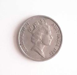 Avusturalya 5 Cent 1988 Kraliçe Elizabeth Portreli