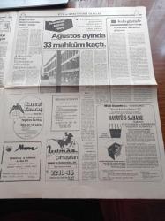 Milli Gazete - 17 Eylül 1980 - Milli Güvenlik Kurulu Başkanı Kenan Evren Açıkladı Hükümet Bu Hafta Kuruluyor - İran Parlamentosu Rehineler Konusunu Tartışmaya Başladı - Halit Kahraman Lütfü Doğan Hocaya Da Bir Mektup Göndermişti - Ankara Belediye Başkanı Ali Dinçer'de Görevden Alındı - Cahit Karakaş - İslâm Dışişleri Konferansı Yarın Fas'ta Başlıyor