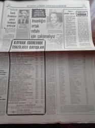 Milli Gazete - 6 Ekim 1980 - Arıların İlginç Dünyası Yazı Dizisi - Geçici Anayasa Milli Güvenlik Kuruluna Sunuldu - New York Times'a Göre Kenan Evren'in Hiç Bir Siyasi Hırsı Yok - Sosyal Güvenlik Bakanı Sadık Şide - Irak'ın 2 Jetini Iraklı Kürtler Düşürdü - Türklerin Federal Almanya'ya Girmesi Zorlaştı Vize Uygulaması Dün Başladı - Sivil Savcılar Sıkıyönetim Mahkemelerinde Görev Yapacak