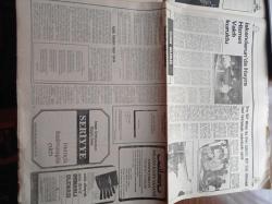 Milli Gazete - 18 Ağustos 1980 - Galatasaray Fenerbahçe'ye Hafif Geliyor - Trabzonspor'un Teknik Direktörü Özkan Sümer Taraftar Futbola Küstü - Necmettin Erbakan Milletimiz Şimdi Artık Milli Selamet Partisini Dinlemekte Kararlı - Milli Görüş Kültür Sarayı Saldırıya Uğradı - Tecavüze Uğrayan Türk İslam Sentezi'nin Amansız Müdafii Ses Sanatçısı MHP Adana Kadın Kolları Başkanı Mürevvet Kekilli - Hindu Müslüman Çatışmasında Ölenlerin Sayısı 239'a Yükseldi