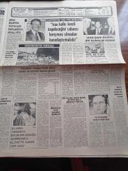 Milli Gazete - 27 Ocak 1979 - Yapılacak Tesislere Ünlü Sporcuların Adı Verilecek - Yaşar Doğu - Freud'un Sapık Fikirleri - Pol Der Ve Pol Bir'in Çalışmaları Durduruldu - Türkiye İşveren Sendikaları Başkanı Halit Narin - Necmettin Erbakan Bugün Konya'da - İran'da Bahtiyar Humeyni'nin Gelişini Önlemlekle Gemilerini Yaktığı Belirtiliyor - Sanayi Bakanı Orhan Alp