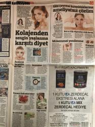 Sözcü Gazetesi, 14 Ocak 2018,  Ayşe Gül Güven, Pınar Turan, Dr. Eylem Acar, Özlem Gürses, Kahraman Tazeoğlu, Birgan Bileken, Nur Fettahoğlu, Aytaç Akyurt, Jehan Barbur, Sercan Meriç, Dinçer Güner,  Yaşlanma Karşıtı Diyet, Erkeklere Pembe Okul Projesi, Altın Küre Dokunuşuyla Daha Genç Bir Görünüme Kavuşmak Mümkün, Göz Çevresi Kırışıklıklarına Ameliyatsız Çözüm, Mavi Adamlar'ın Anlattıkları, Daha İyi Bir Hayat İçin 'At Onu Elinden', Tırnak Deyip Geçme, İnceliklerini Bilince Aşkı Yaşamak Daha Da Zorlaşıyor, Tam Sayfa Bulmaca Da TV Ekranı 7de, Sessiz Çığlıklar Atan Kadınları Düşündüm, Artık İstanbul Bana İyi Gelmiyor, Haftanın Aşıkları Başak ve Oğlak Burçları