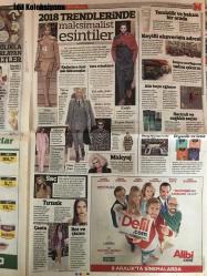 Sözcü Cumartesi Gazetesi, 9 Aralık 2017,  Yıldız Çağrı Atiksoy, Zerrin Tekindor, Prof. Dr. Osman Erk, Edda Sönmez, Hülya Avşar, Beren Saat, Çağla Şıkel, Tülin Şahin, Cemil İpekçi,  En Özgür Yay En Gözde Terazi, Katarakt Ameliyatı Ne Zaman Yapılmalı?, Tam Sayfa Bulmaca, Yıldız'ın Ödül Yolculuğu, Doğru Ürün Seçmenin Püf Noktaları, Unutuyor Musunuz? Nedeni 'B12' Olmasın?, 2018 Trendlerinde Maksimalist Esintiler, Rekor Kuru Erikte, Kadın Toplumda Baskı Altında, Dakikada 120 Adımı Geçmeyin, Çantanızdan Eksik Etmeyin!, Hayırsever Ünlüler, 45 Yıllık Ayakkabı Sanatı, Hafta Sonu Eğlence Rehberi, Kalabalık Mecranın Yalnız Bireyleri