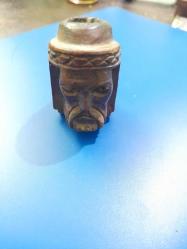 Vintage BRUVİK MARKA HAND MADE EL YAPIMI  Pipo  KULLANILMIŞ TİMURLENK TEMALI