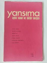 YANSIMA Aylık Sanat ve Kültür Dergisi, Ocak 1972 - Eylül 1975, Sayı: 1 - 45 [25 ADET]
